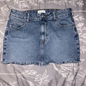 PacSun Blue Mini Skirt